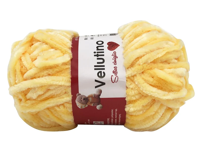 Filato ciniglia vellutino | cf 250 gr | 100% poliestere | uncinetto
