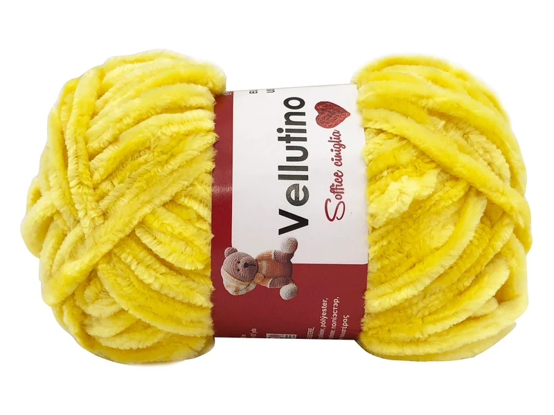 Filato ciniglia vellutino | cf 250 gr | 100% poliestere | uncinetto