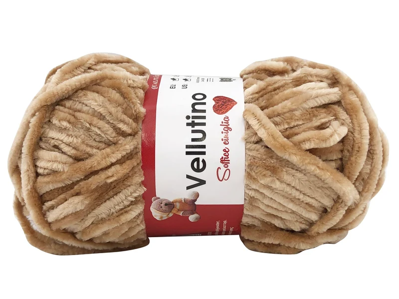 Filato ciniglia vellutino | cf 250 gr | 100% poliestere | uncinetto