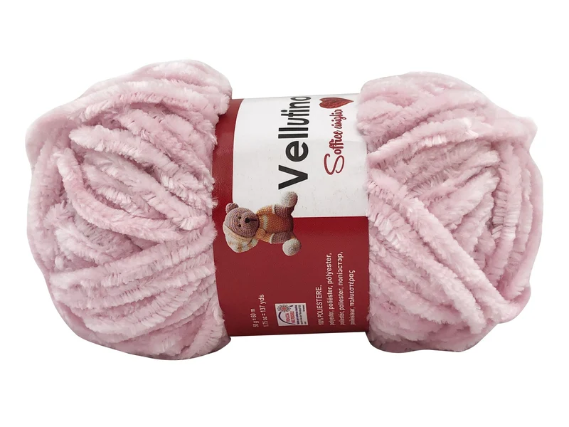 Filato ciniglia vellutino | cf 250 gr | 100% poliestere | uncinetto