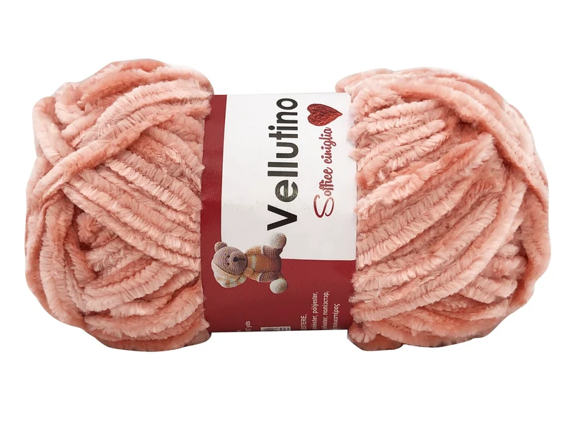 Filato ciniglia vellutino | cf 250 gr | 100% poliestere | uncinetto
