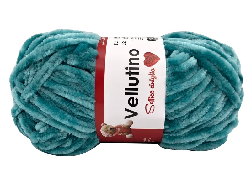 Filato ciniglia vellutino | cf 250 gr | 100% poliestere | uncinetto
