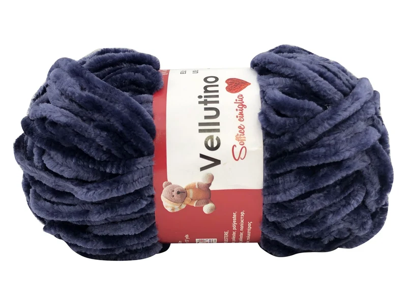 Filato ciniglia vellutino | cf 250 gr | 100% poliestere | uncinetto