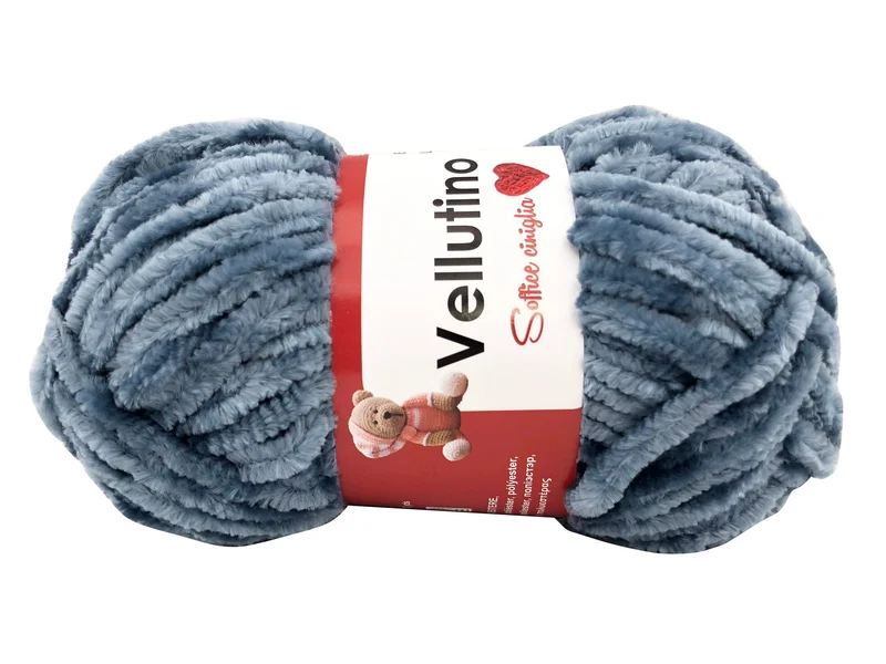 Filato ciniglia vellutino | cf 250 gr | 100% poliestere | uncinetto