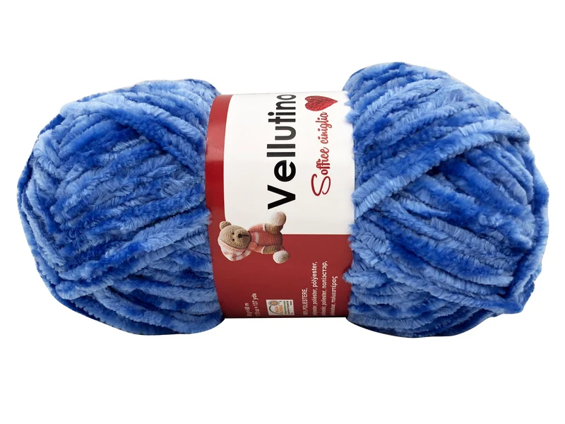 Filato ciniglia vellutino | cf 250 gr | 100% poliestere | uncinetto