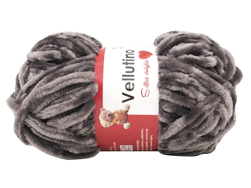 Filato ciniglia vellutino | cf 250 gr | 100% poliestere | uncinetto