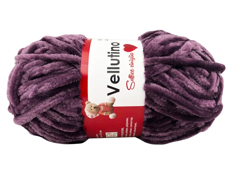 Filato ciniglia vellutino | cf 250 gr | 100% poliestere | uncinetto