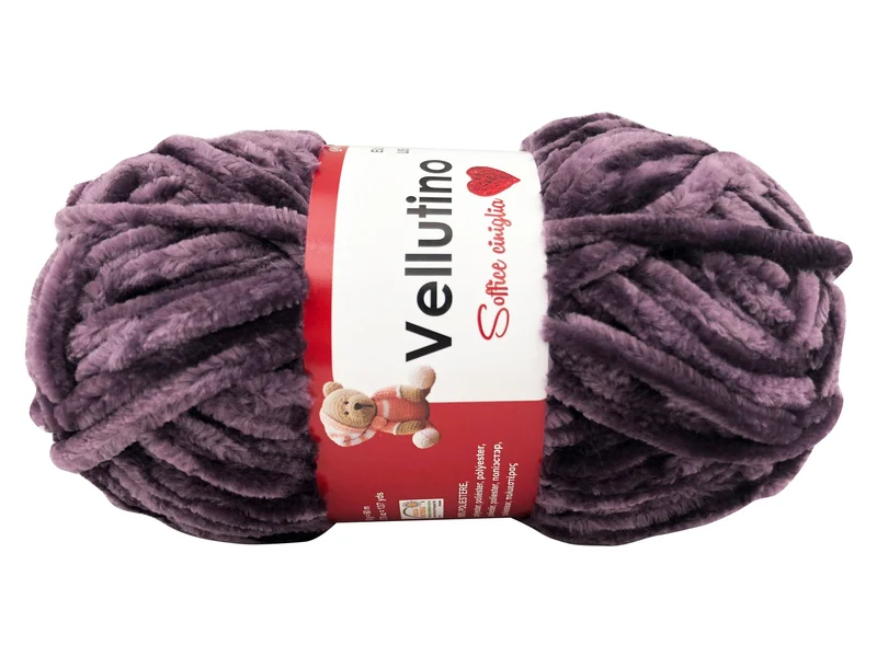 Filato ciniglia vellutino | cf 250 gr | 100% poliestere | uncinetto