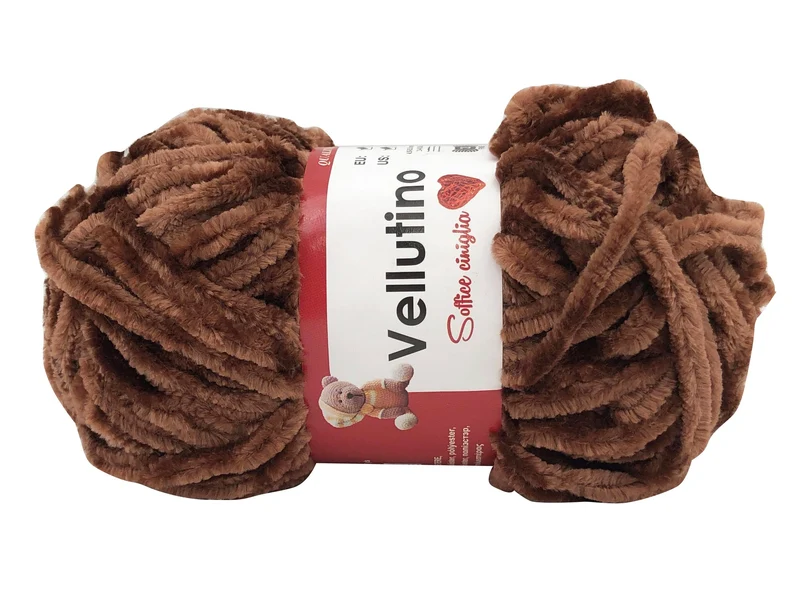 Filato ciniglia vellutino | cf 250 gr | 100% poliestere | uncinetto