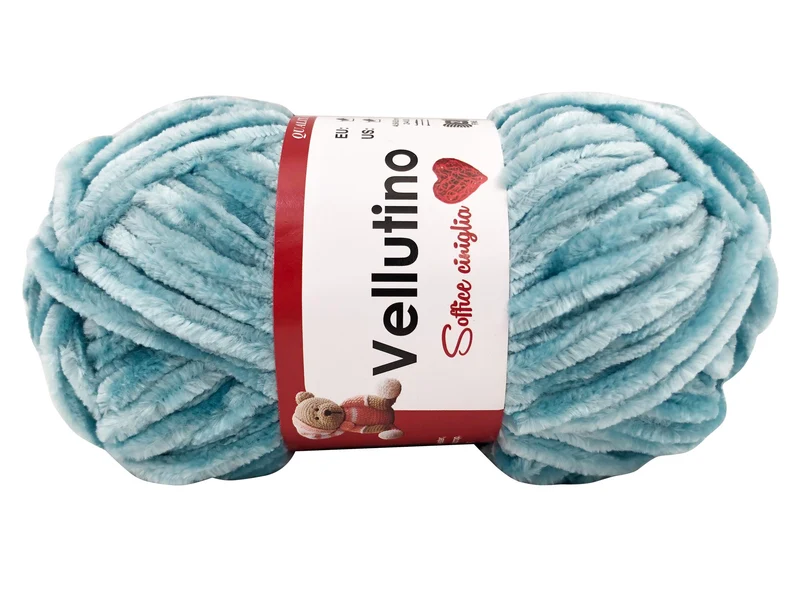 Filato ciniglia vellutino | cf 250 gr | 100% poliestere | uncinetto