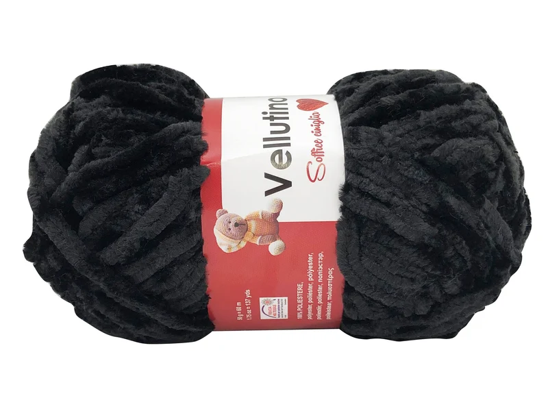 Filato ciniglia vellutino | cf 250 gr | 100% poliestere | uncinetto