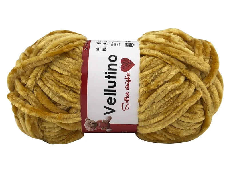 Filato ciniglia vellutino | cf 250 gr | 100% poliestere | uncinetto