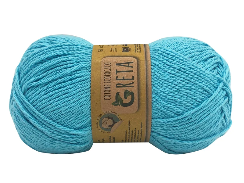 Filato cotone greta | cf 500 gr | 100% cotone riciclato