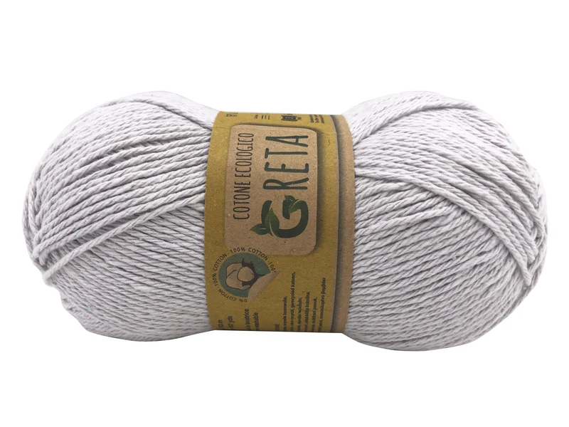 Filato cotone greta | cf 500 gr | 100% cotone riciclato
