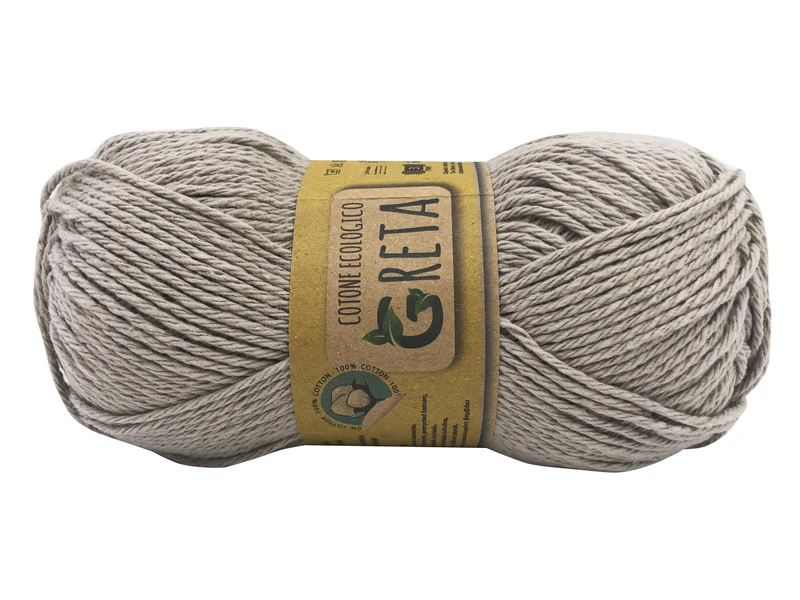Filato cotone greta | cf 500 gr | 100% cotone riciclato