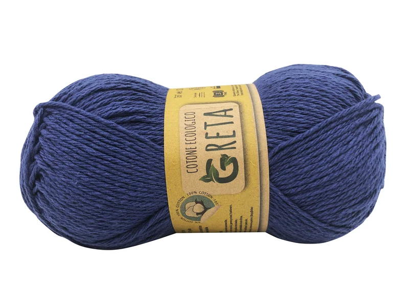 Filato cotone greta | cf 500 gr | 100% cotone riciclato