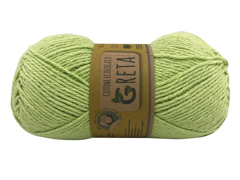 Filato cotone greta | cf 500 gr | 100% cotone riciclato