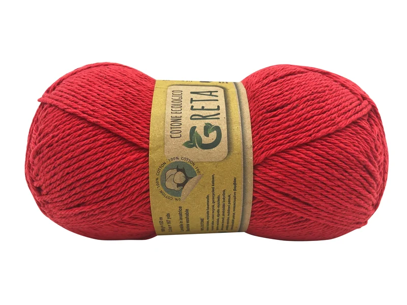 Filato cotone greta | cf 500 gr | 100% cotone riciclato