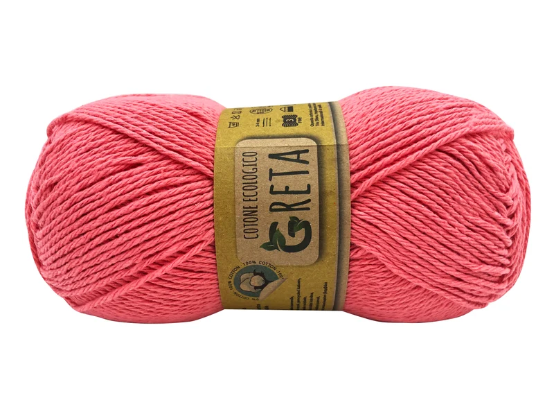 Filato cotone greta | cf 500 gr | 100% cotone riciclato
