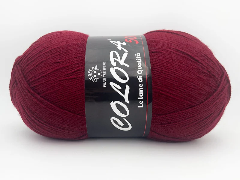 Filato lana colora | cf 500 gr | 100% acrilico | per maglia e uncinetto