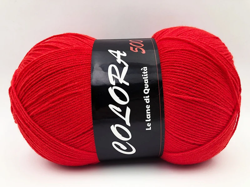 Filato lana colora | cf 500 gr | 100% acrilico | per maglia e uncinetto
