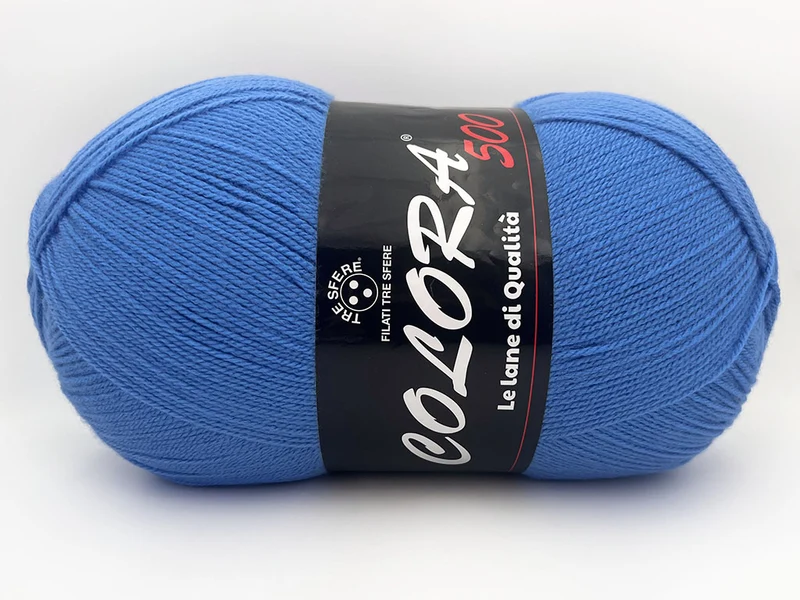 Filato lana colora | cf 500 gr | 100% acrilico | per maglia e uncinetto