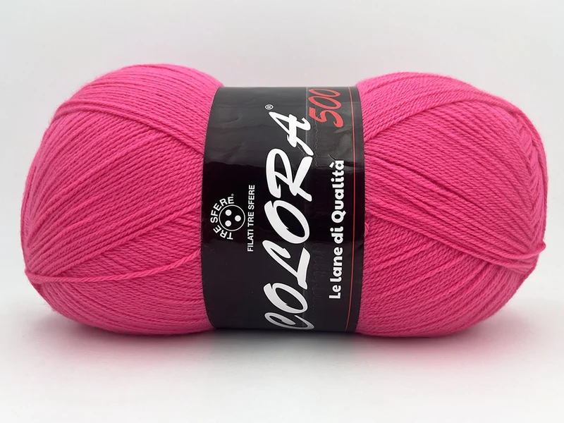 Filato lana colora | cf 500 gr | 100% acrilico | per maglia e uncinetto