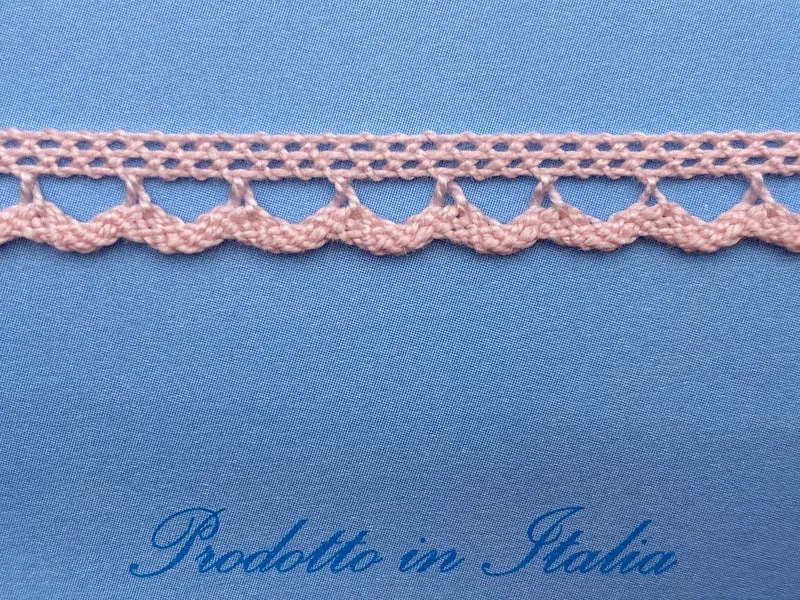 Pizzo 8002 colorato h 0.8 cm cf.20mt