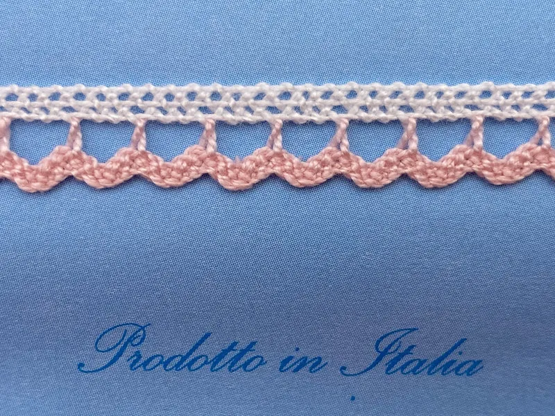 Pizzo 8002 colorato h 0.8 cm cf.20mt