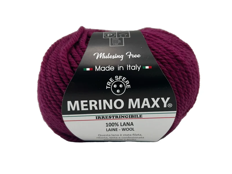 Lana merino maxy | cf 500 gr | 100% lana | maglia e uncinetto