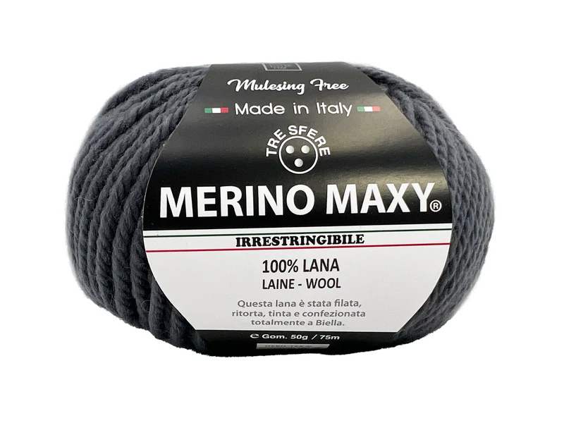 Lana merino maxy | cf 500 gr | 100% lana | maglia e uncinetto
