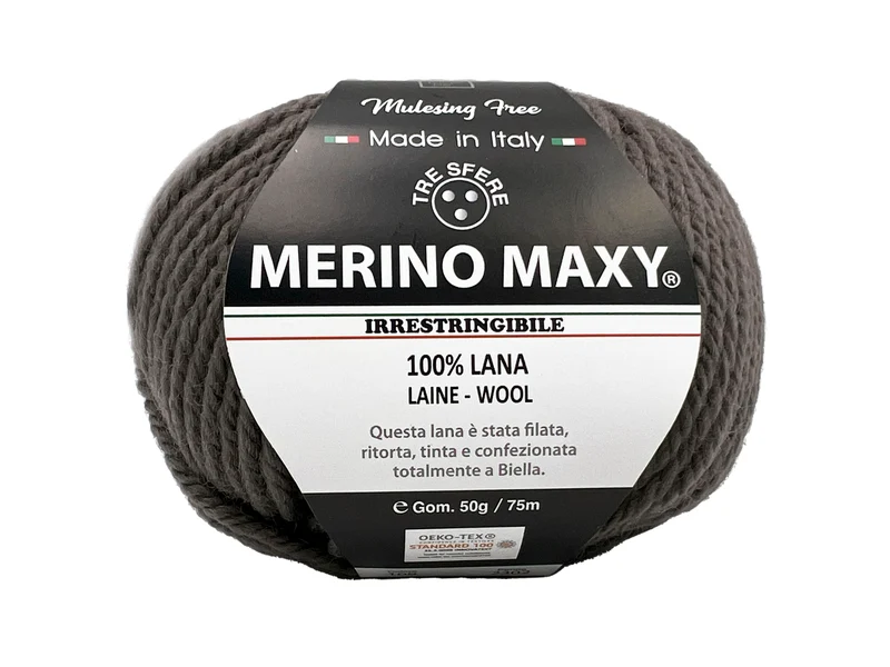 Lana merino maxy | cf 500 gr | 100% lana | maglia e uncinetto