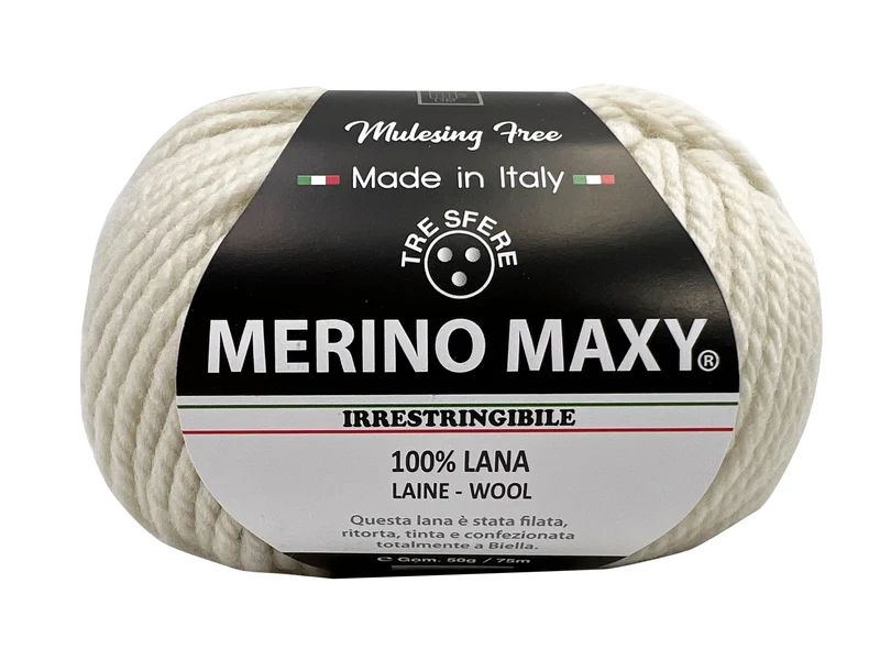 Lana merino maxy | cf 500 gr | 100% lana | maglia e uncinetto