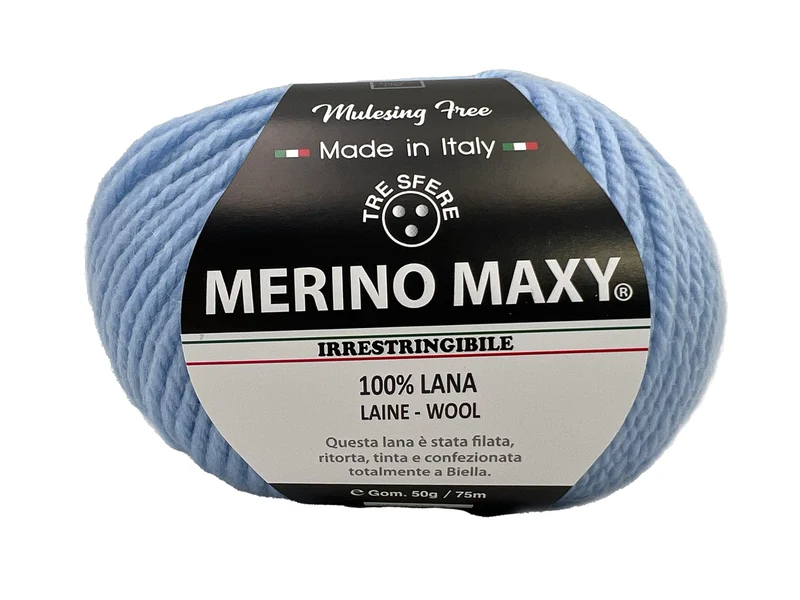 Lana merino maxy | cf 500 gr | 100% lana | maglia e uncinetto