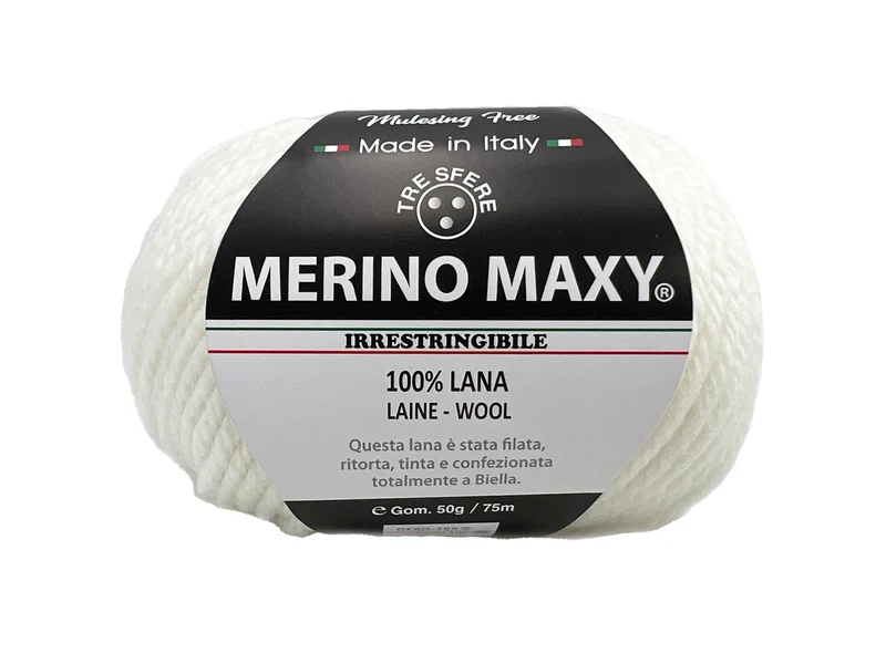 Lana merino maxy | cf 500 gr | 100% lana | maglia e uncinetto