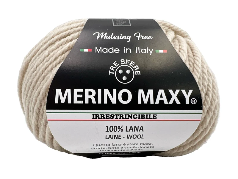 Lana merino maxy | cf 500 gr | 100% lana | maglia e uncinetto