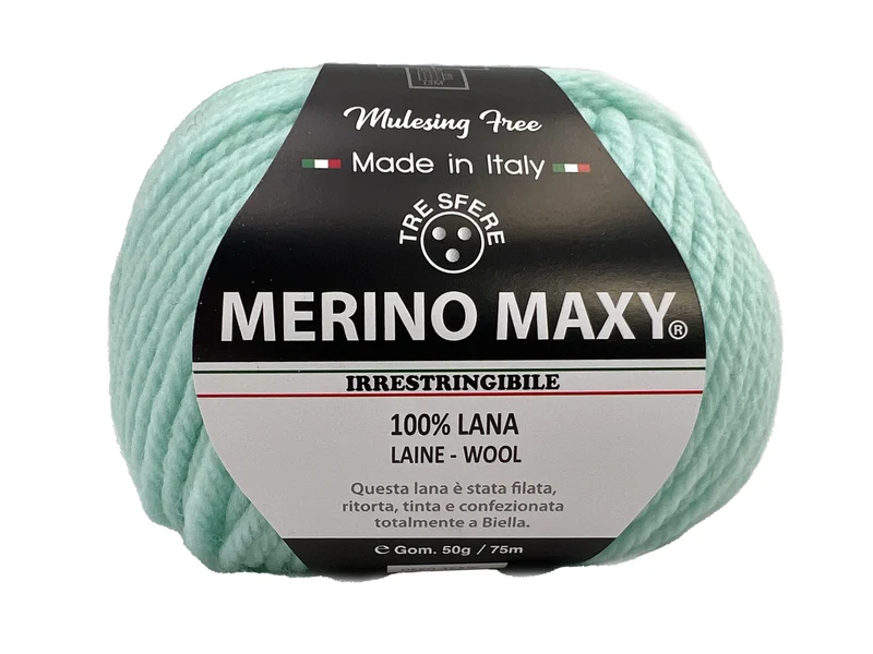Lana merino maxy | cf 500 gr | 100% lana | maglia e uncinetto