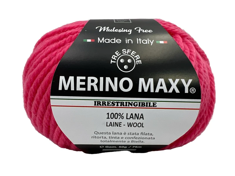 Lana merino maxy | cf 500 gr | 100% lana | maglia e uncinetto