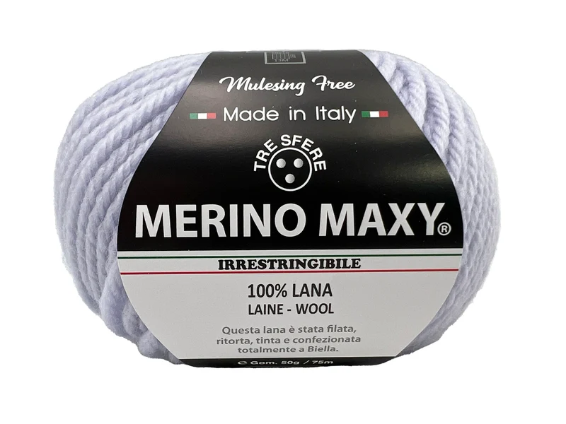 Lana merino maxy | cf 500 gr | 100% lana | maglia e uncinetto