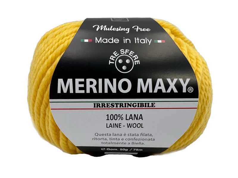 Lana merino maxy | cf 500 gr | 100% lana | maglia e uncinetto
