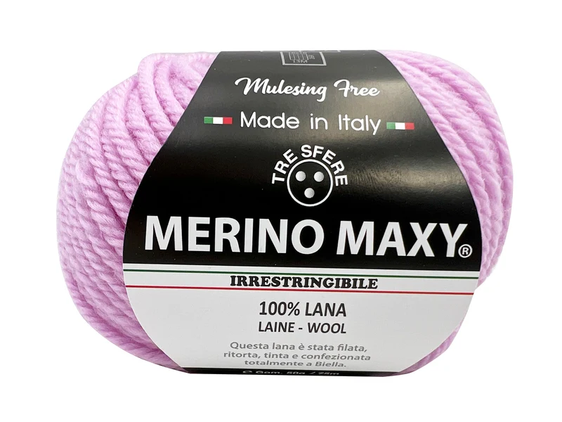 Lana merino maxy | cf 500 gr | 100% lana | maglia e uncinetto