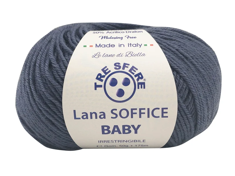 Filato lana soffice baby | cf 500 gr | 50% lana 50% acrilico
