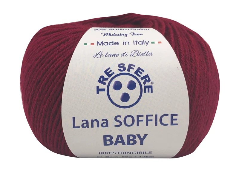 Filato lana soffice baby | cf 500 gr | 50% lana 50% acrilico