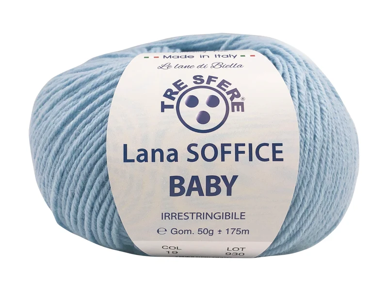 Filato lana soffice baby | cf 500 gr | 50% lana 50% acrilico