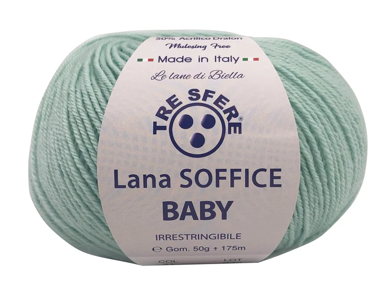 Filato lana soffice baby | cf 500 gr | 50% lana 50% acrilico