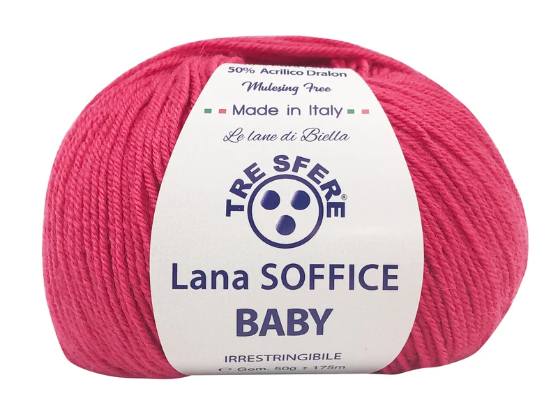Filato lana soffice baby | cf 500 gr | 50% lana 50% acrilico