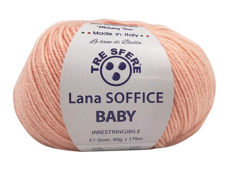 Filato lana soffice baby | cf 500 gr | 50% lana 50% acrilico