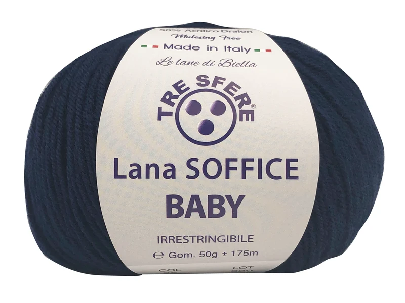 Filato lana soffice baby | cf 500 gr | 50% lana 50% acrilico