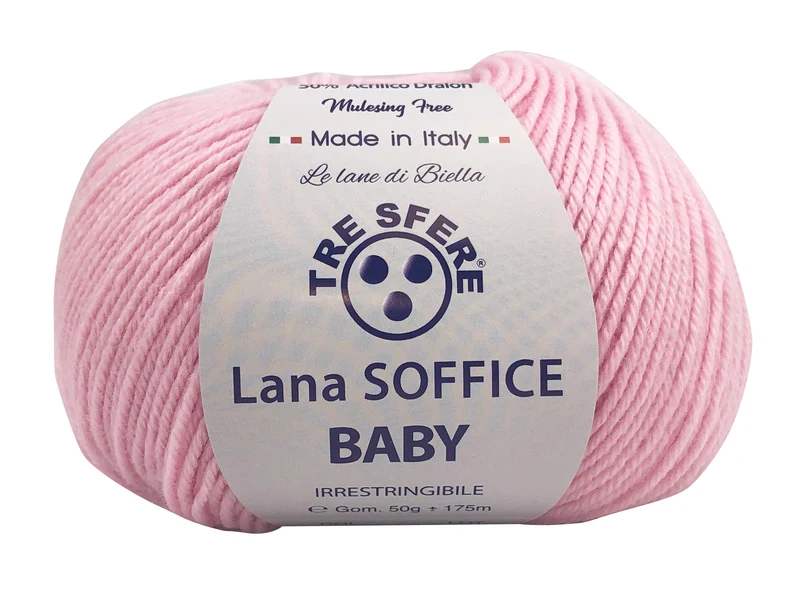 Filato lana soffice baby | cf 500 gr | 50% lana 50% acrilico