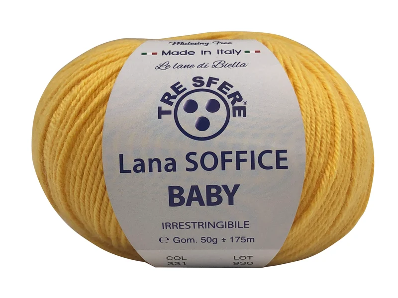Filato lana soffice baby | cf 500 gr | 50% lana 50% acrilico